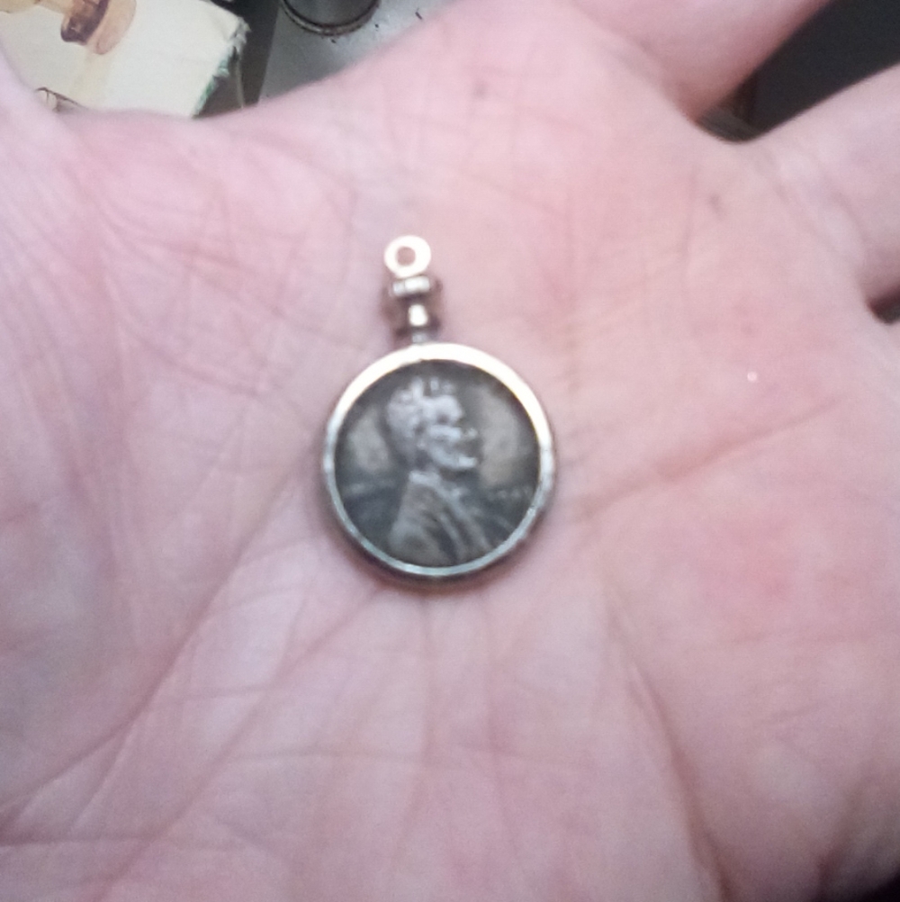 Lincoln Ghost 1943 Penny Necklace Charm🎗